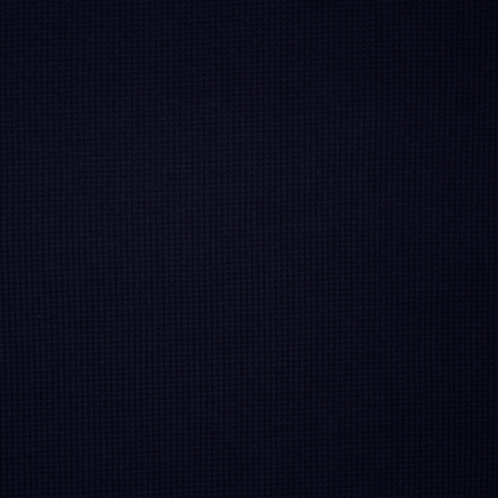 Bio Waffelstrick Navy | Stoffwerk