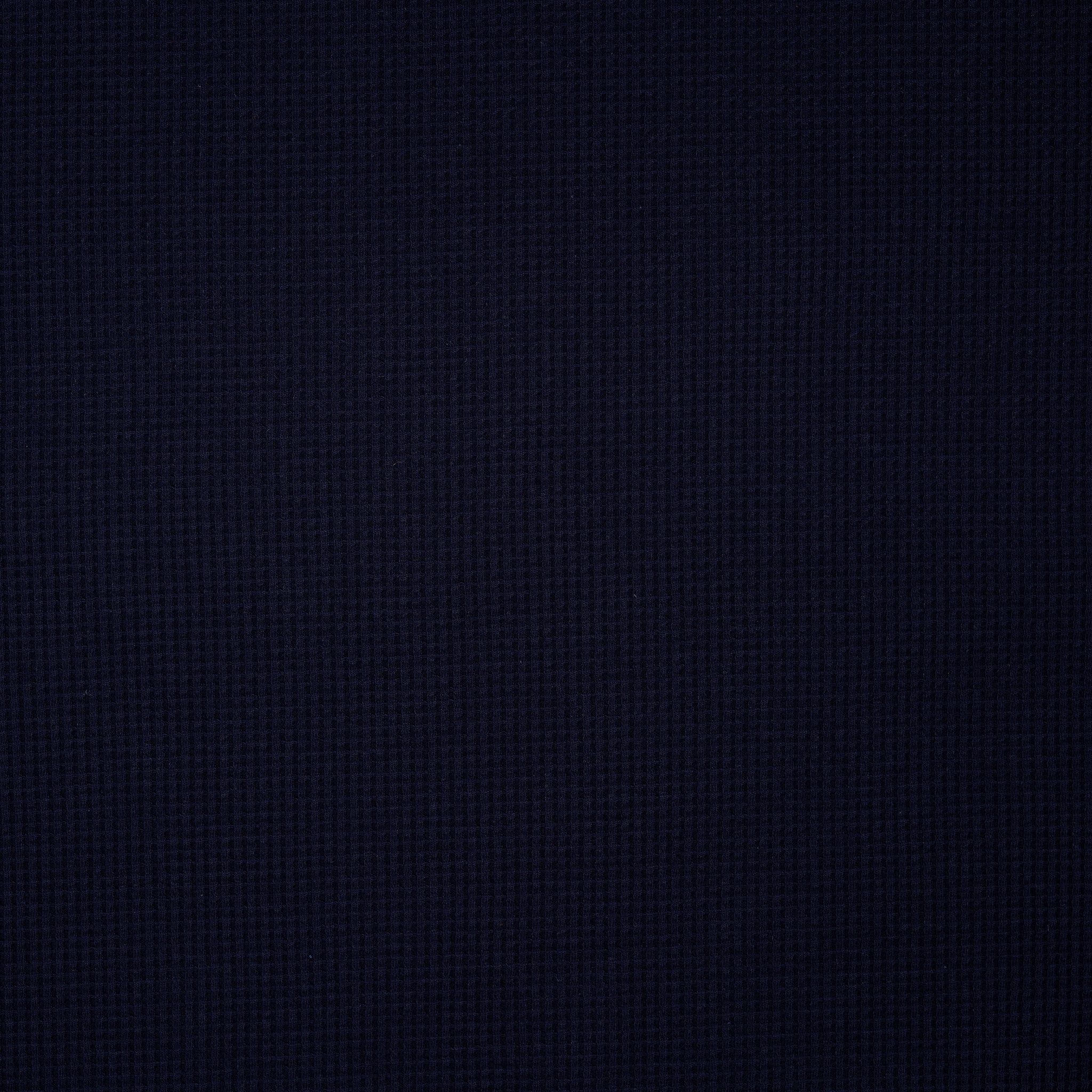 Bio Waffelstrick Navy | Stoffwerk