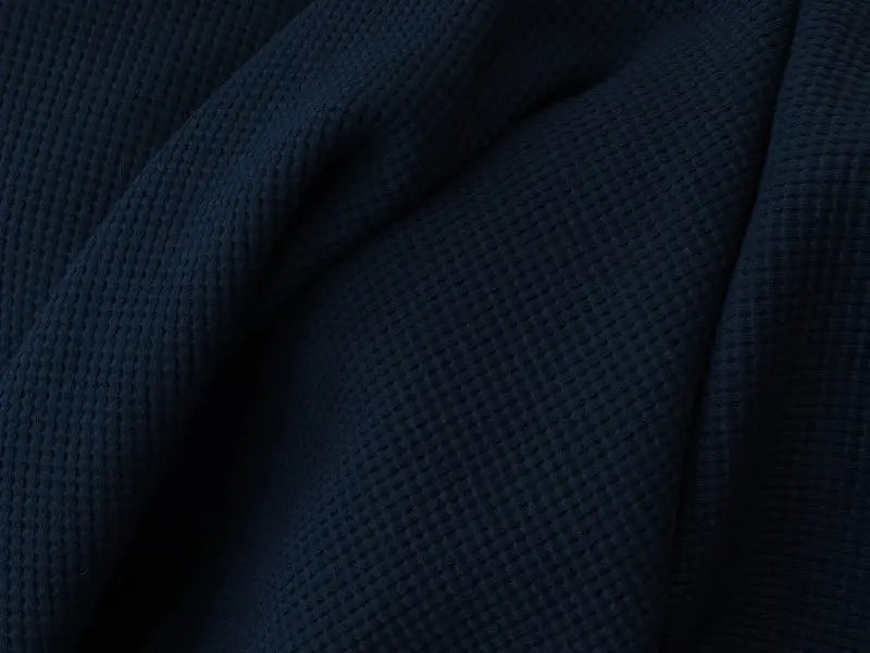 Bio Waffelstrick navy