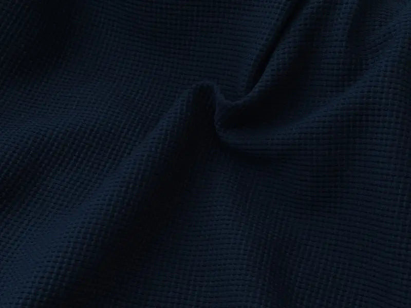 Bio Waffelstrick navy