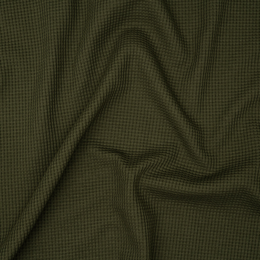 Bio Waffelstrick Schlangengrün