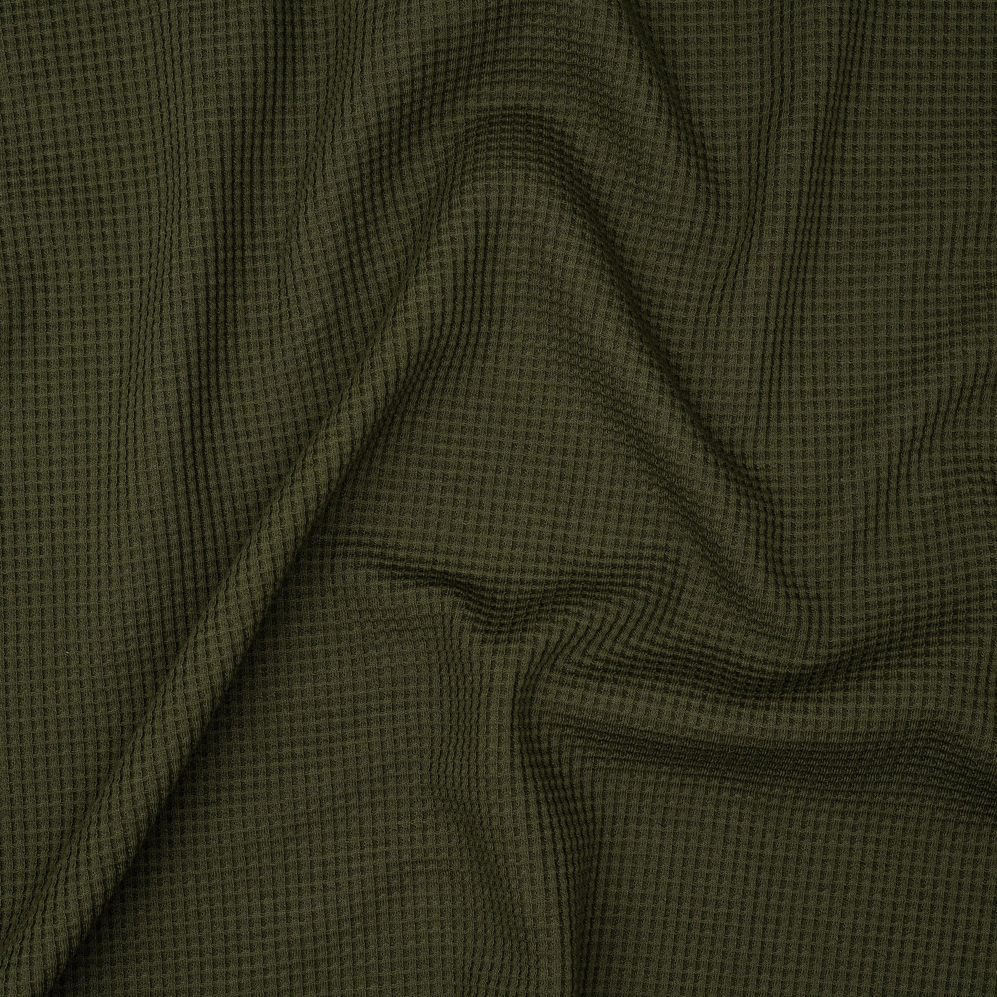 Bio Waffelstrick Schlangengrün