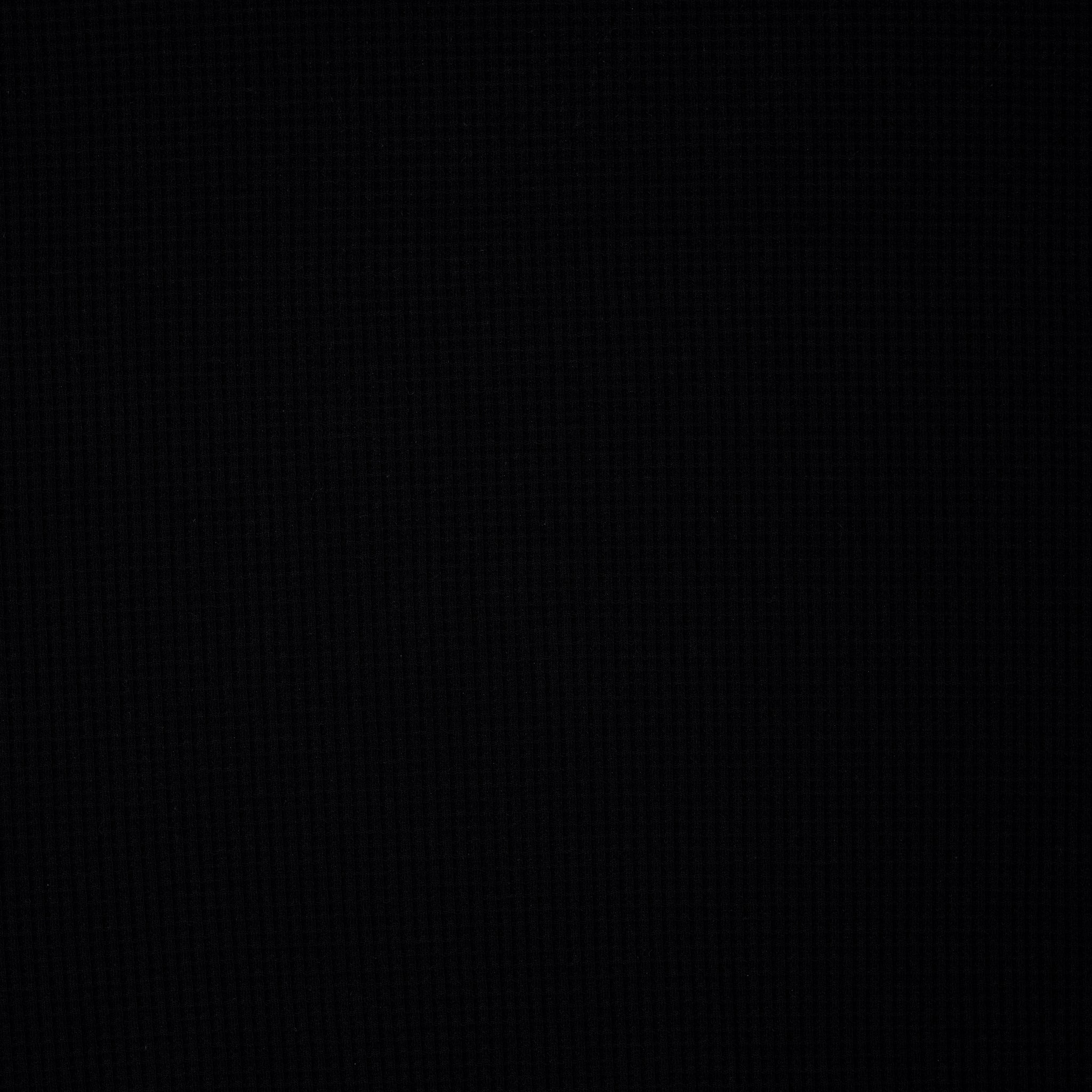 Bio Waffelstrick Schwarz