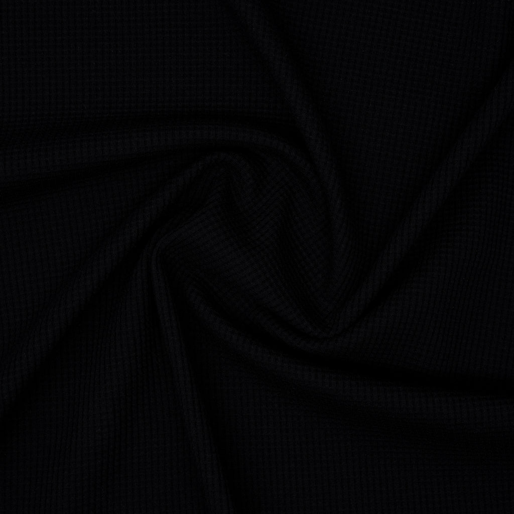 Bio Waffelstrick Schwarz