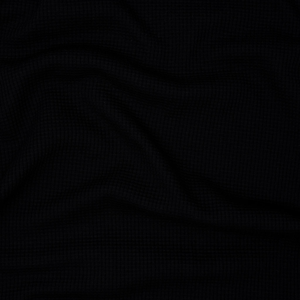 Bio Waffelstrick Schwarz