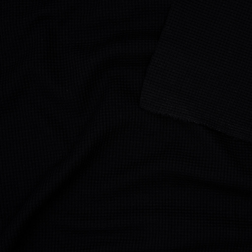 Bio Waffelstrick Schwarz