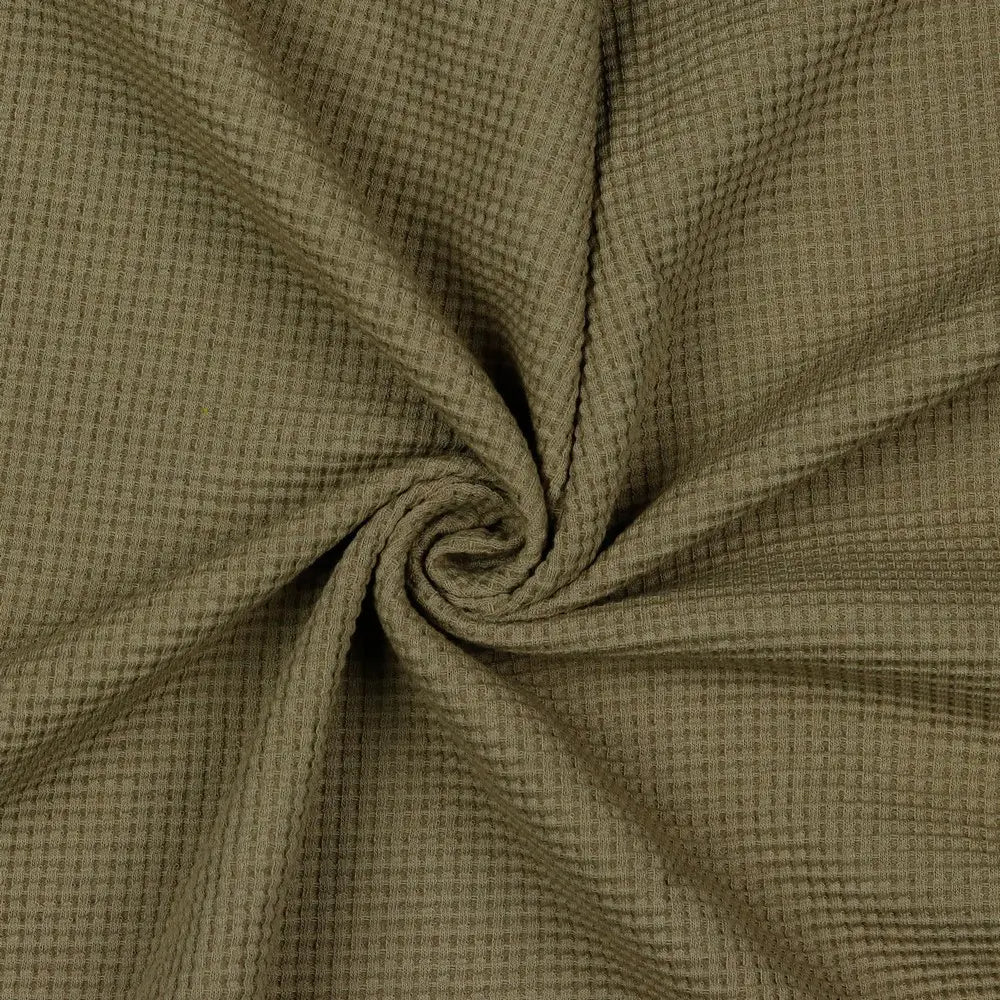 Bio Waffelstrick taupe