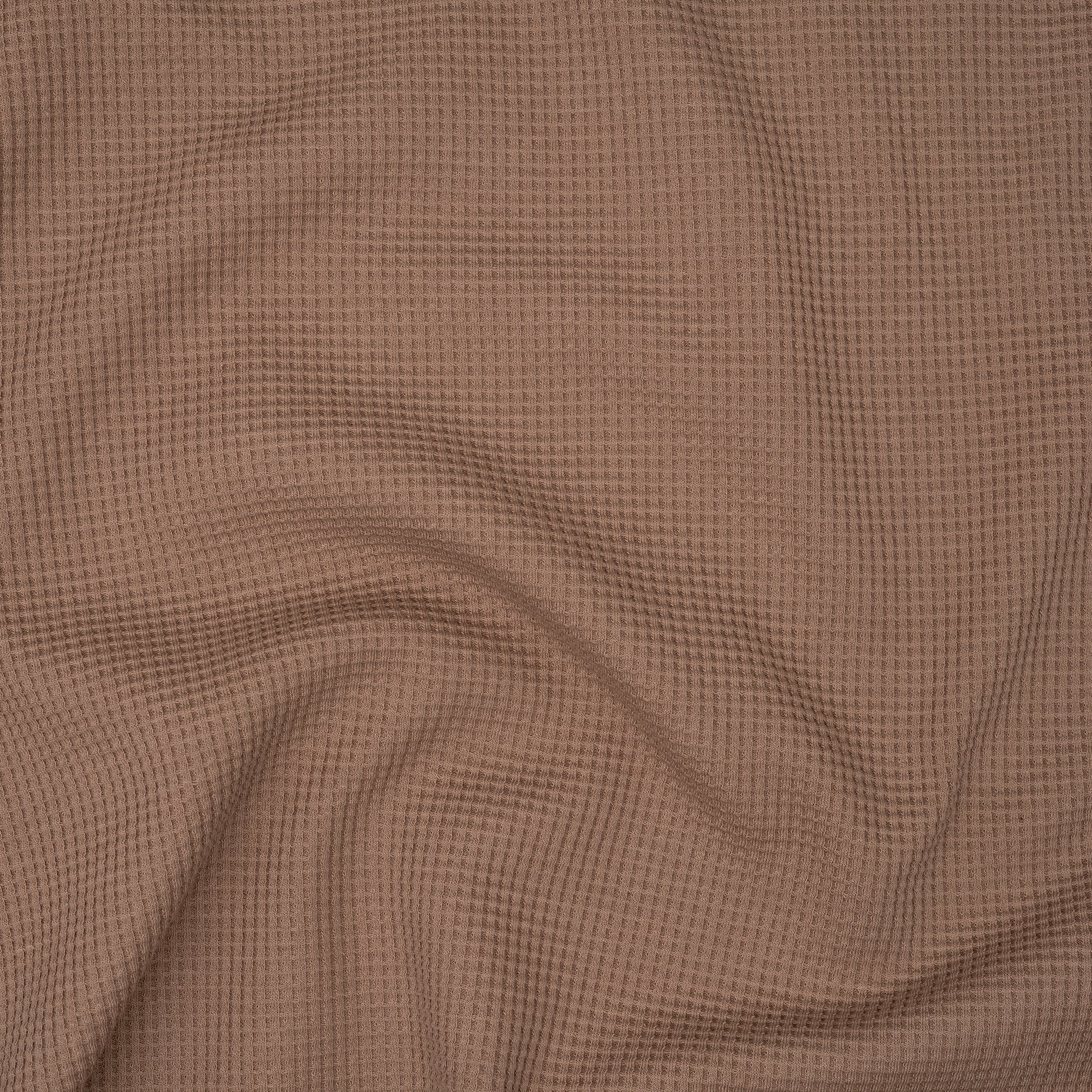 Bio Waffelstrick Taupe | Stoffwerk
