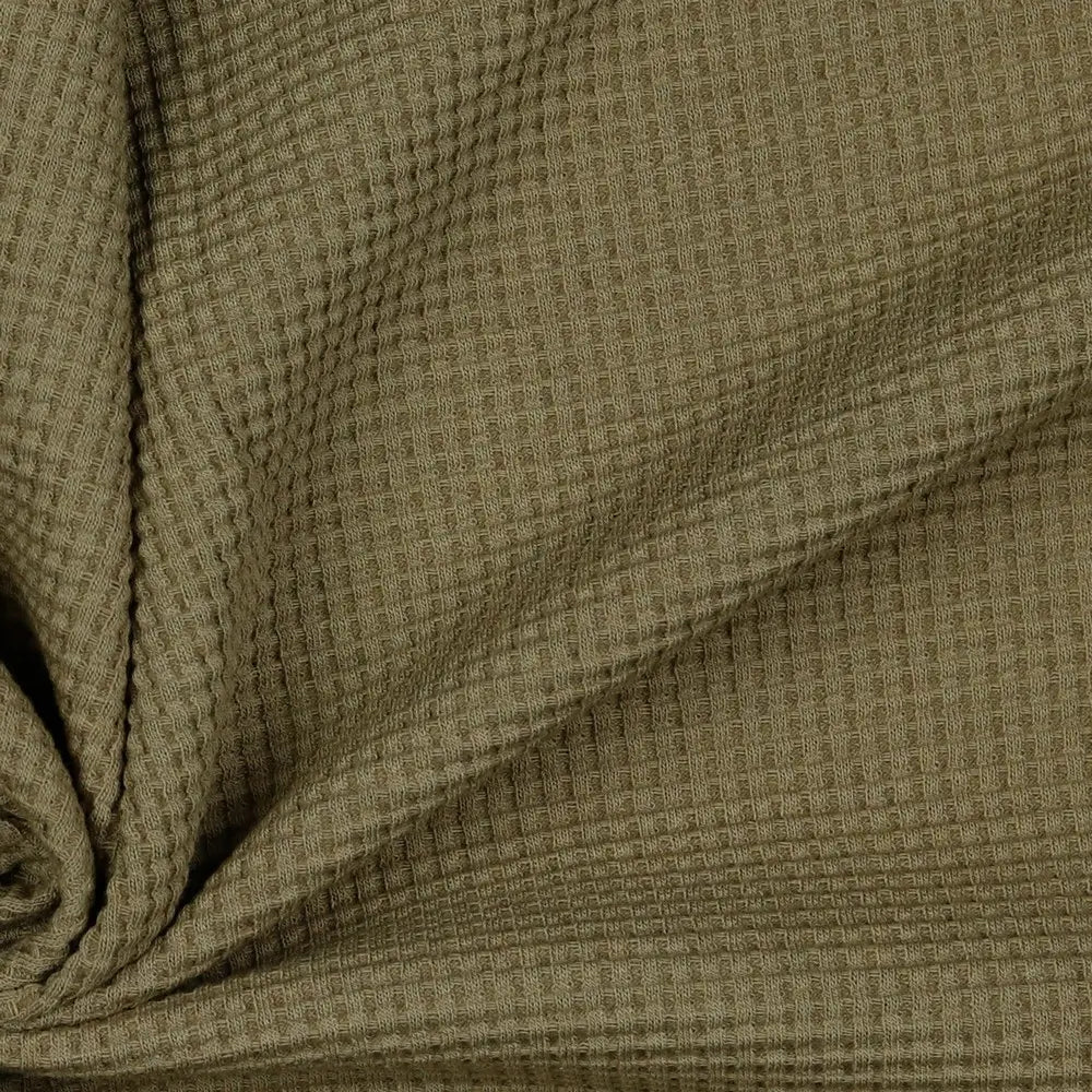 Bio Waffelstrick taupe