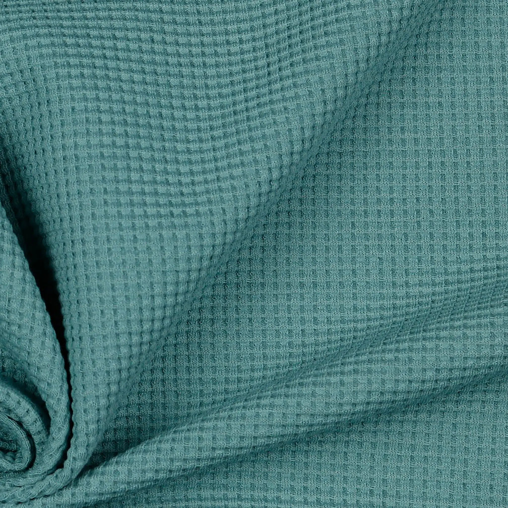 Bio Waffelstrick Türkis