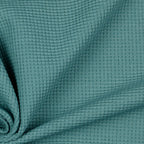 Bio Waffelstrick Türkis