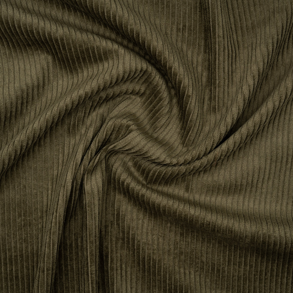 Breitcord Gewaschen Armeegrün