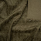 Breitcord Gewaschen Armeegrün