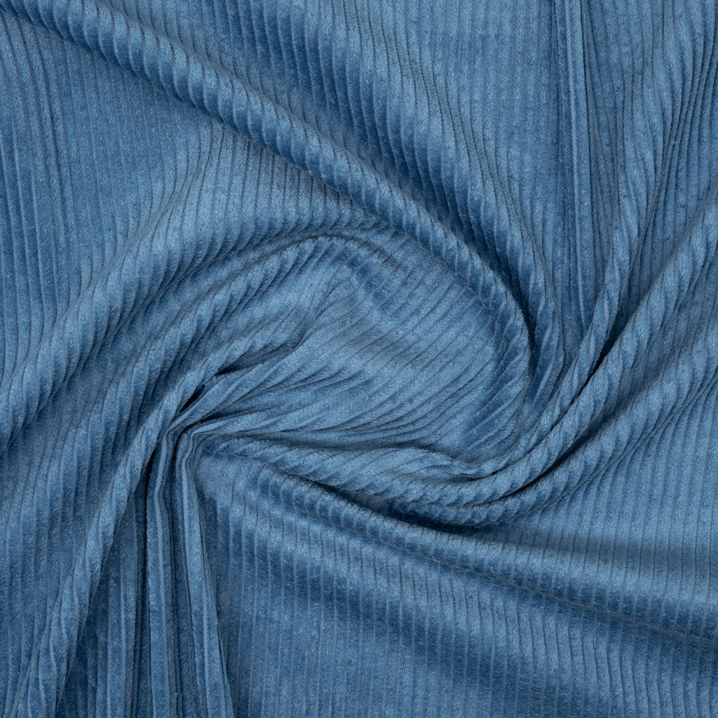 Breitcord Gewaschen Blau | Stoffwerk