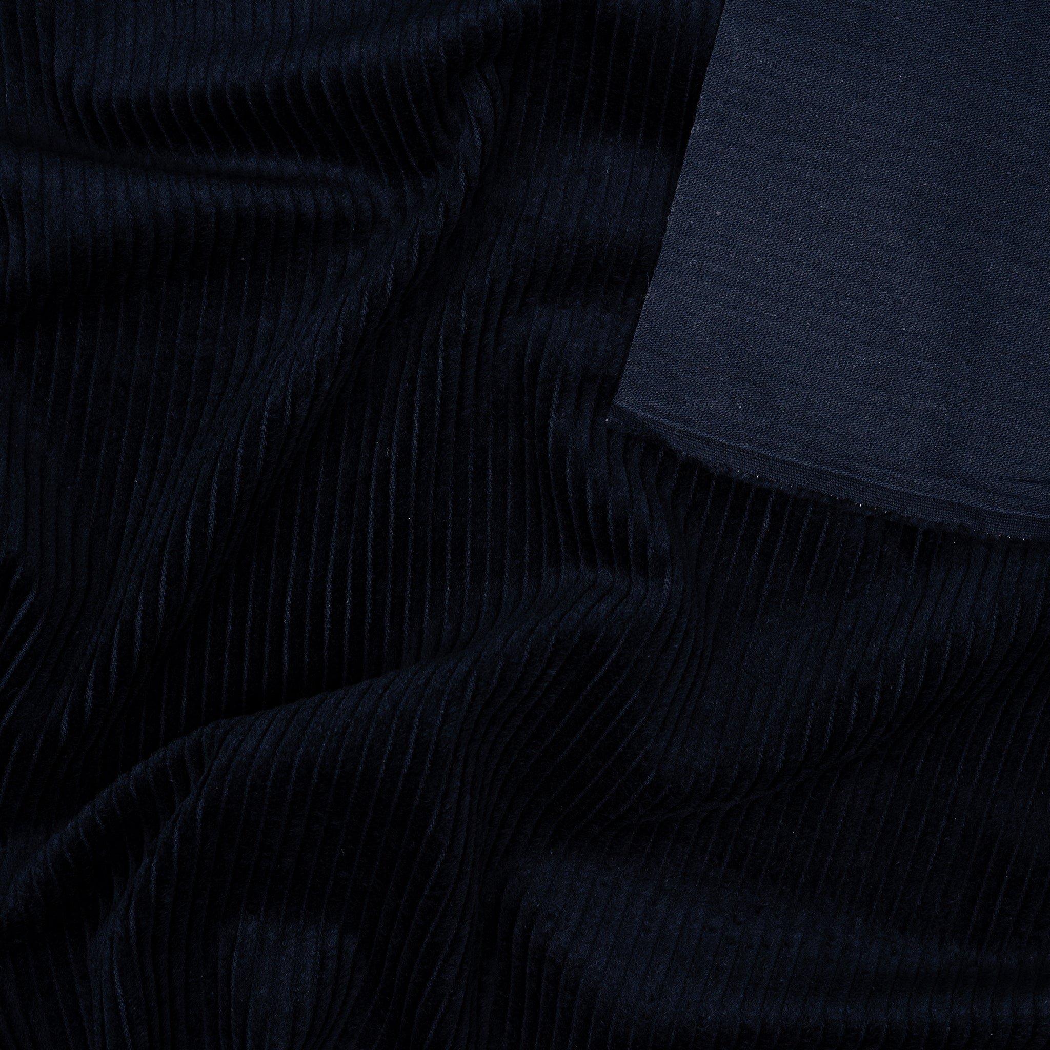 Breitcord Gewaschen Nachtblau