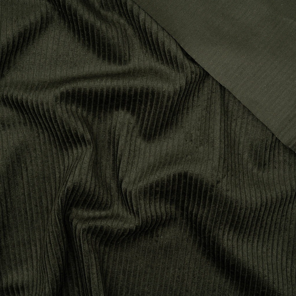 Breitcord Gewaschen Saftgrün Dunkel