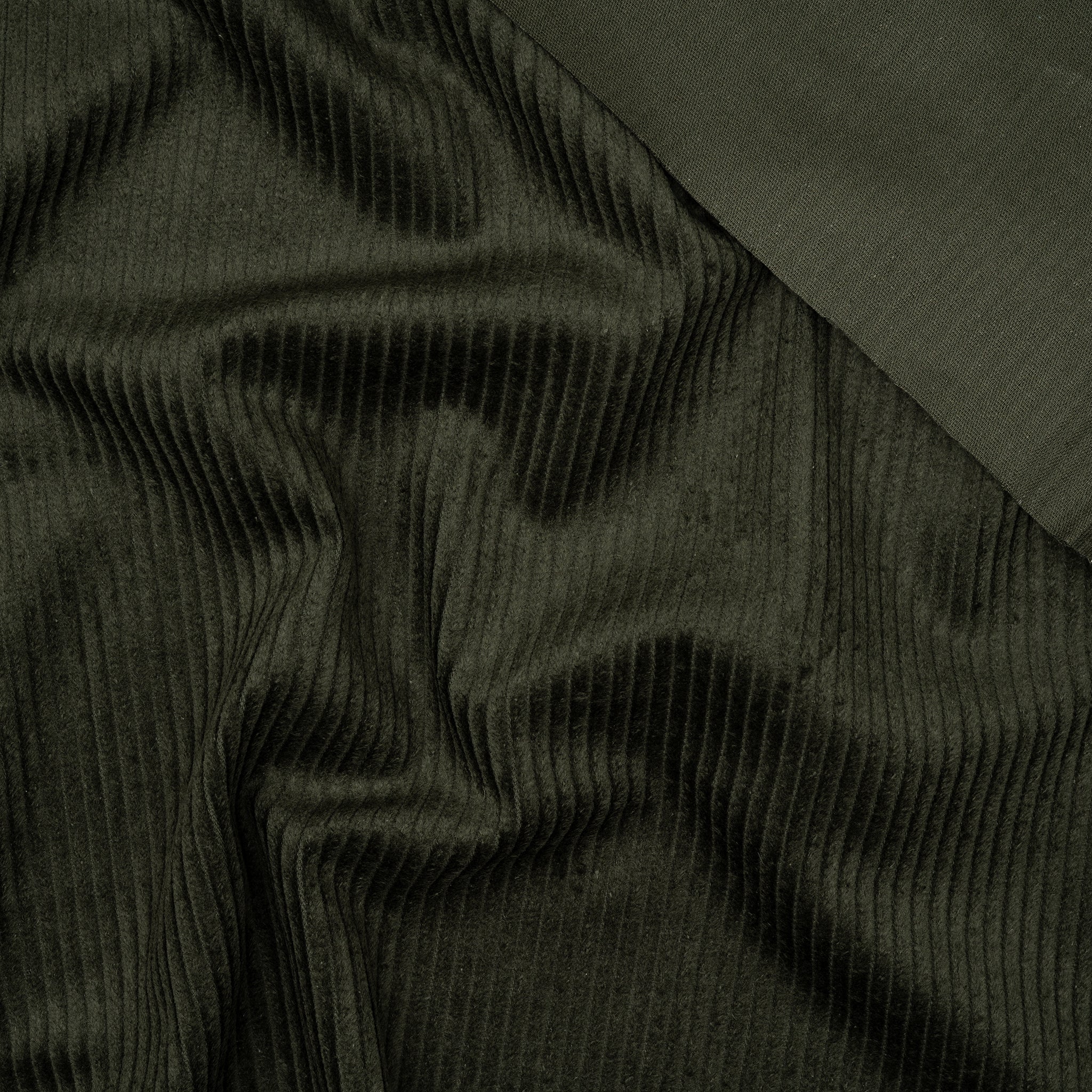 Breitcord Gewaschen Saftgrün Dunkel