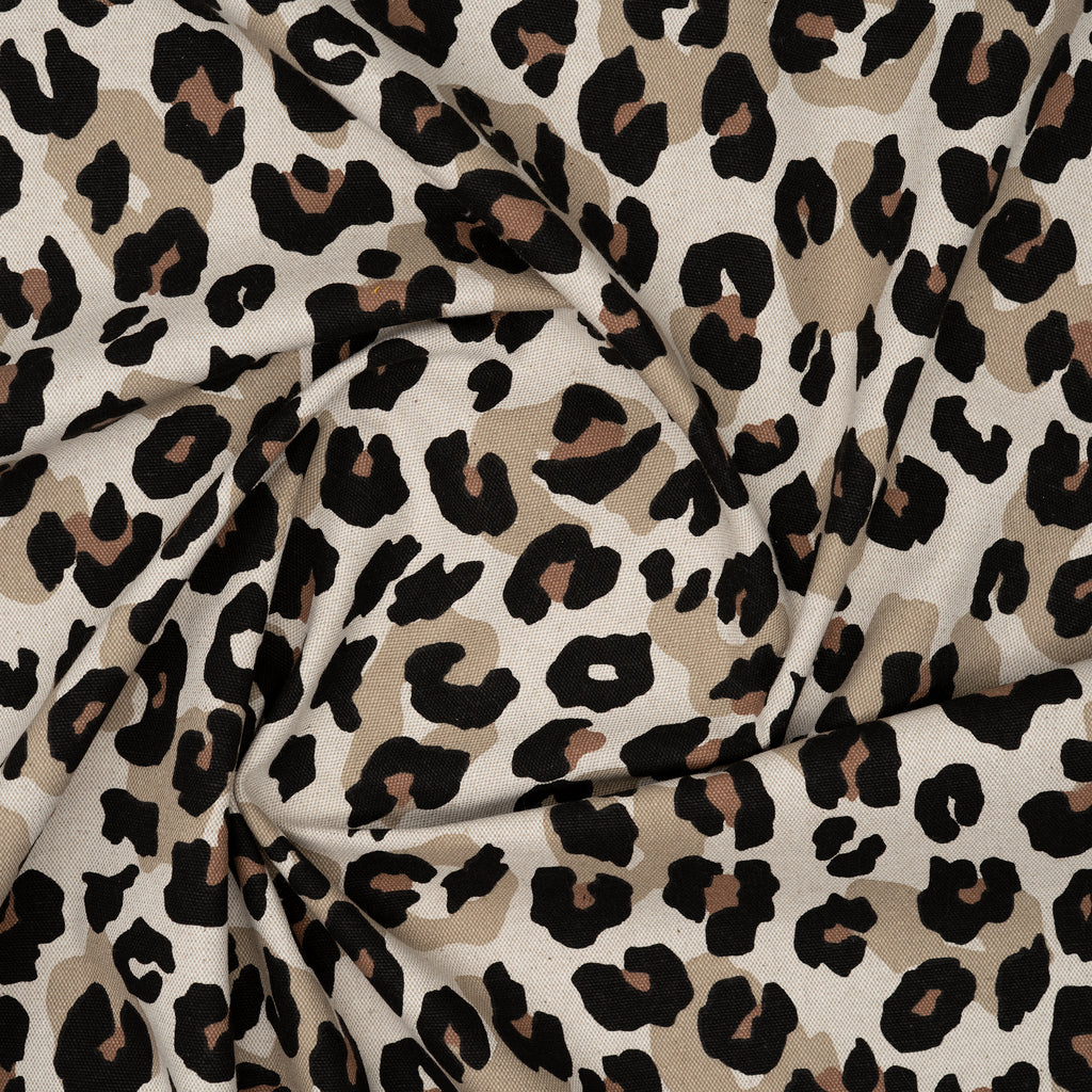 Canvas Leo Beige Schwarz | Stoffwerk