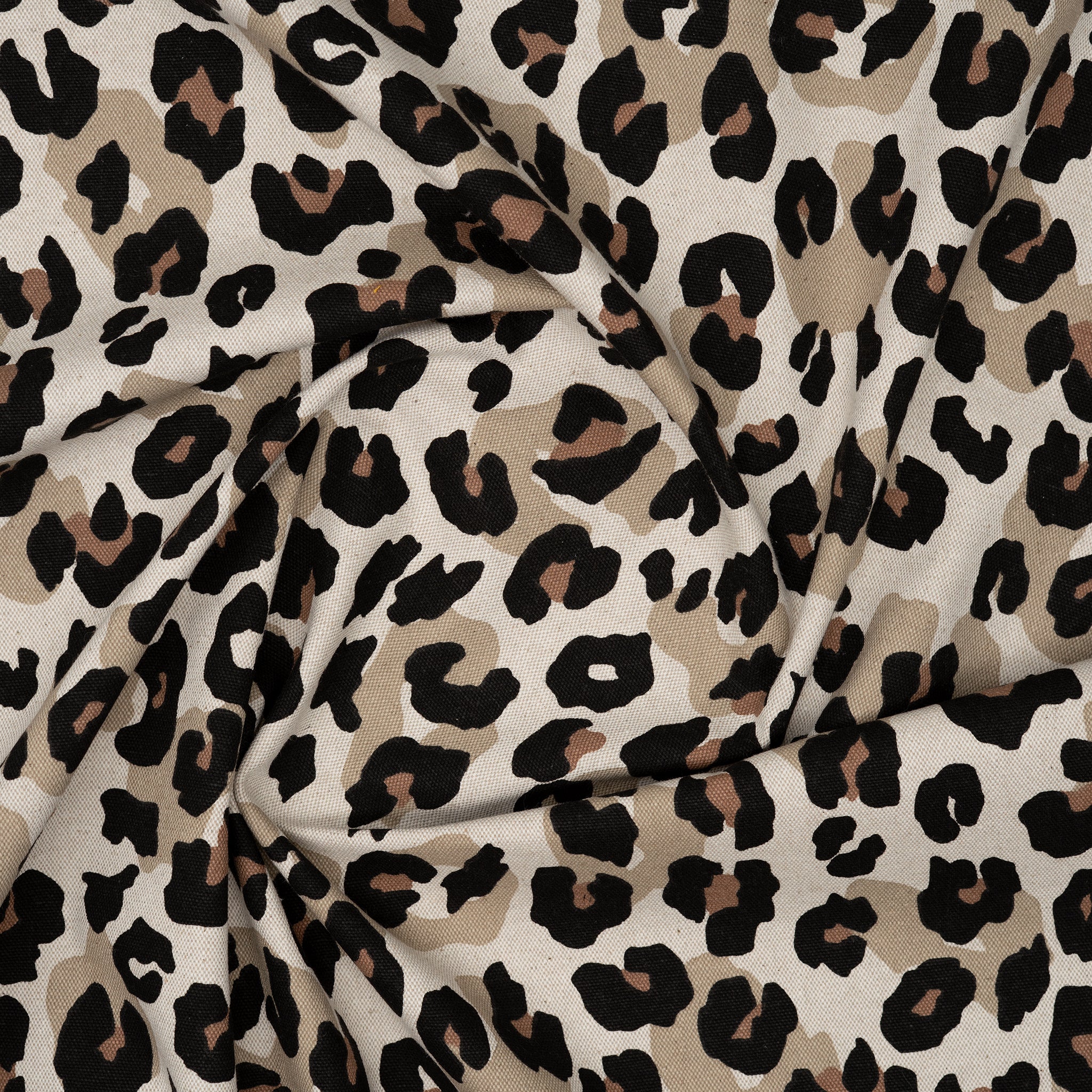 Canvas Leo Beige Schwarz | Stoffwerk