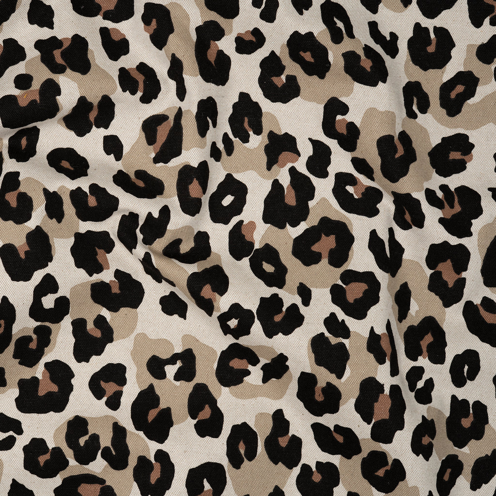 Canvas Leo Beige Schwarz | Stoffwerk