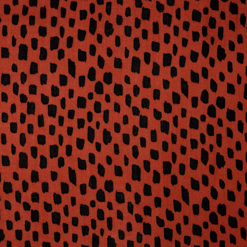 Eco Musselin Crazy Dots Rost