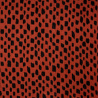 Eco Musselin Crazy Dots Rost