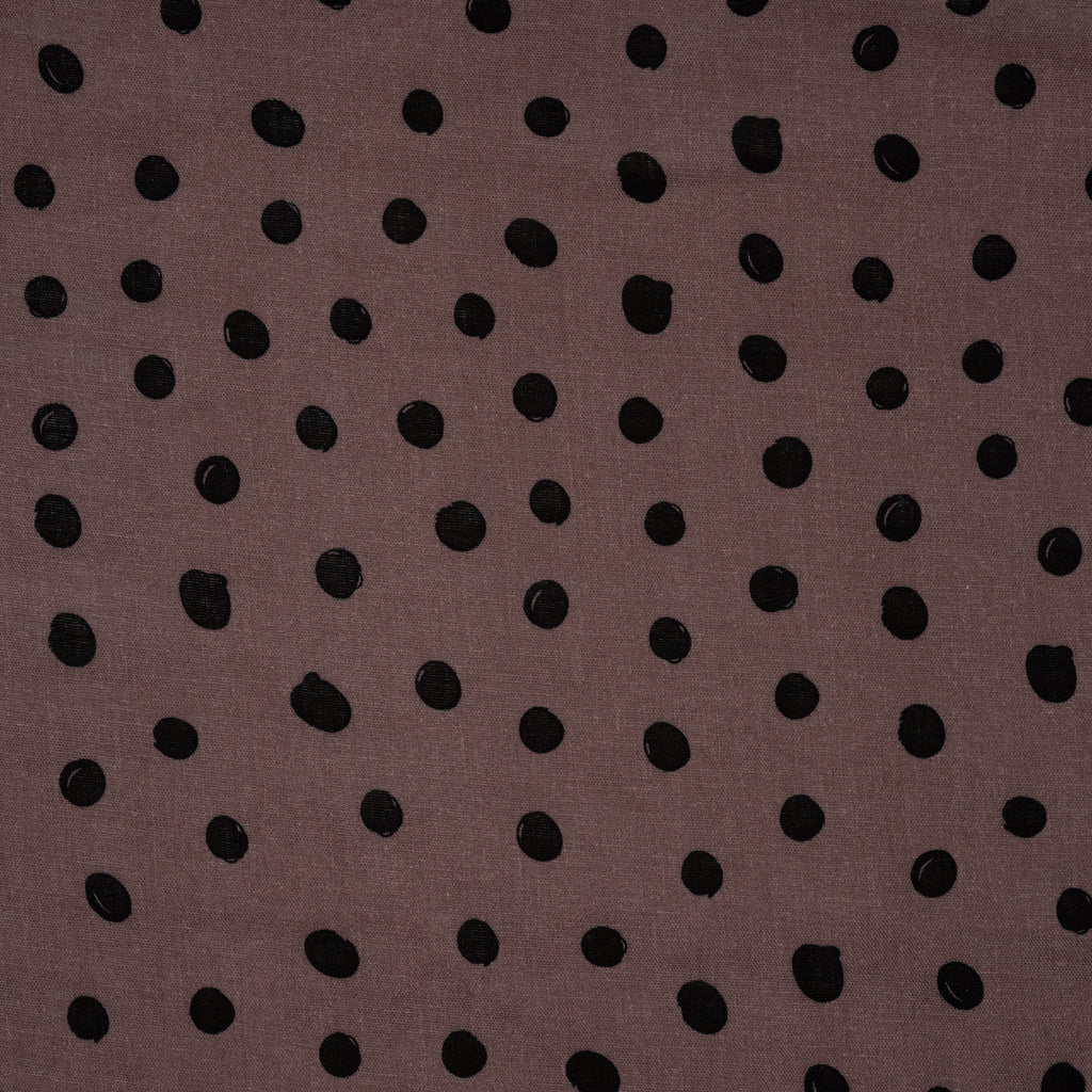 Eco Musselin Dots Mauve | Stoffwerk