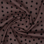 Eco Musselin Dots Mauve | Stoffwerk