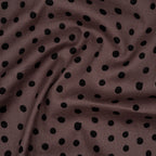 Eco Musselin Dots Mauve | Stoffwerk