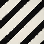 French Terry Diagonale Streifen Schwarz