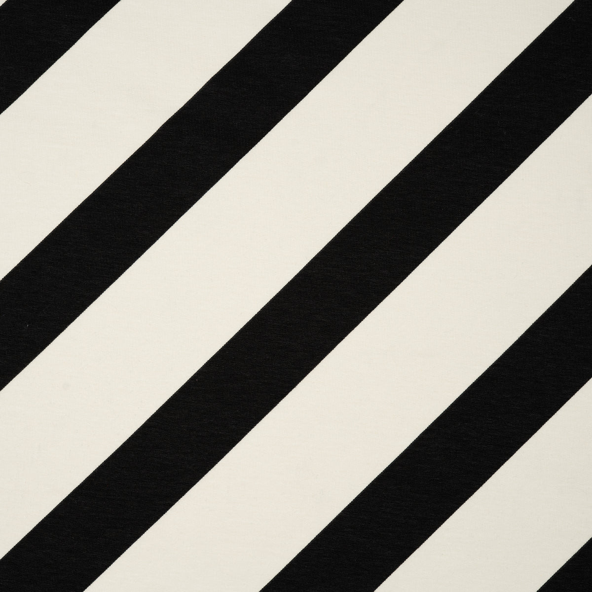 French Terry Diagonale Streifen Schwarz