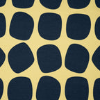 French Terry Verspielte Polka Dots Indigo