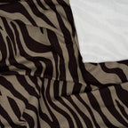 French Terry Zebra Dunkelbraun