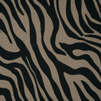 French Terry Zebra Dunkelgrün