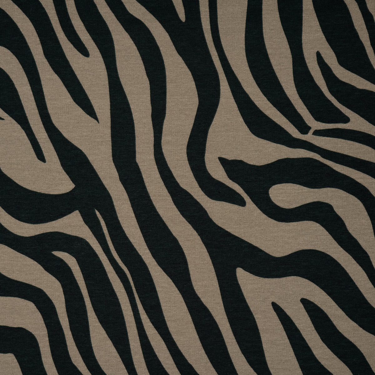 French Terry Zebra Dunkelgrün