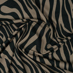 French Terry Zebra Dunkelgrün