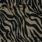French Terry Zebra Dunkelgrün