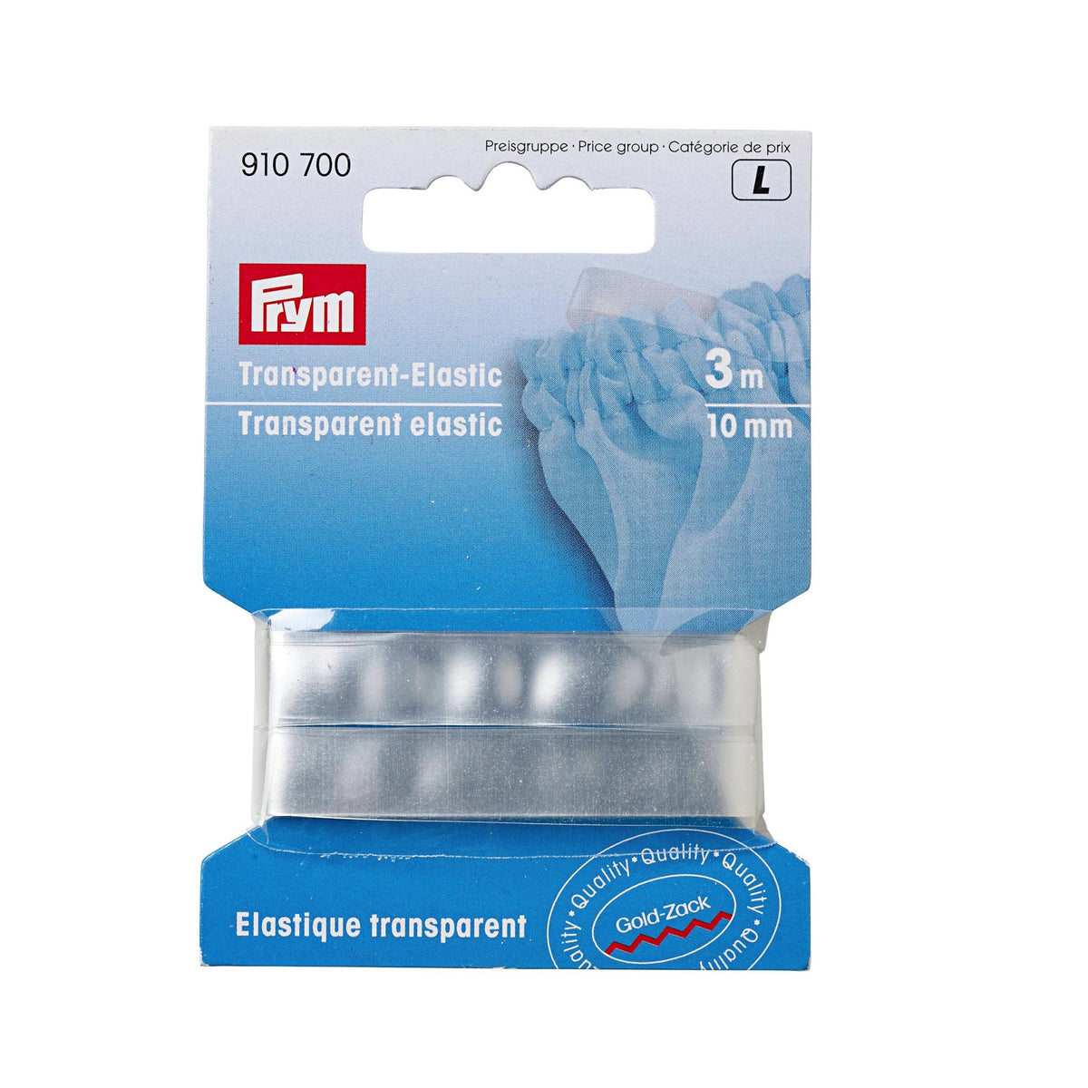 Gummiband Transparent 10 mm | Stoffwerk