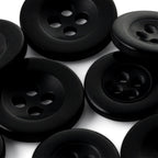 Hosenknöpfe schwarz 15 und 17mm | Stoffwerk