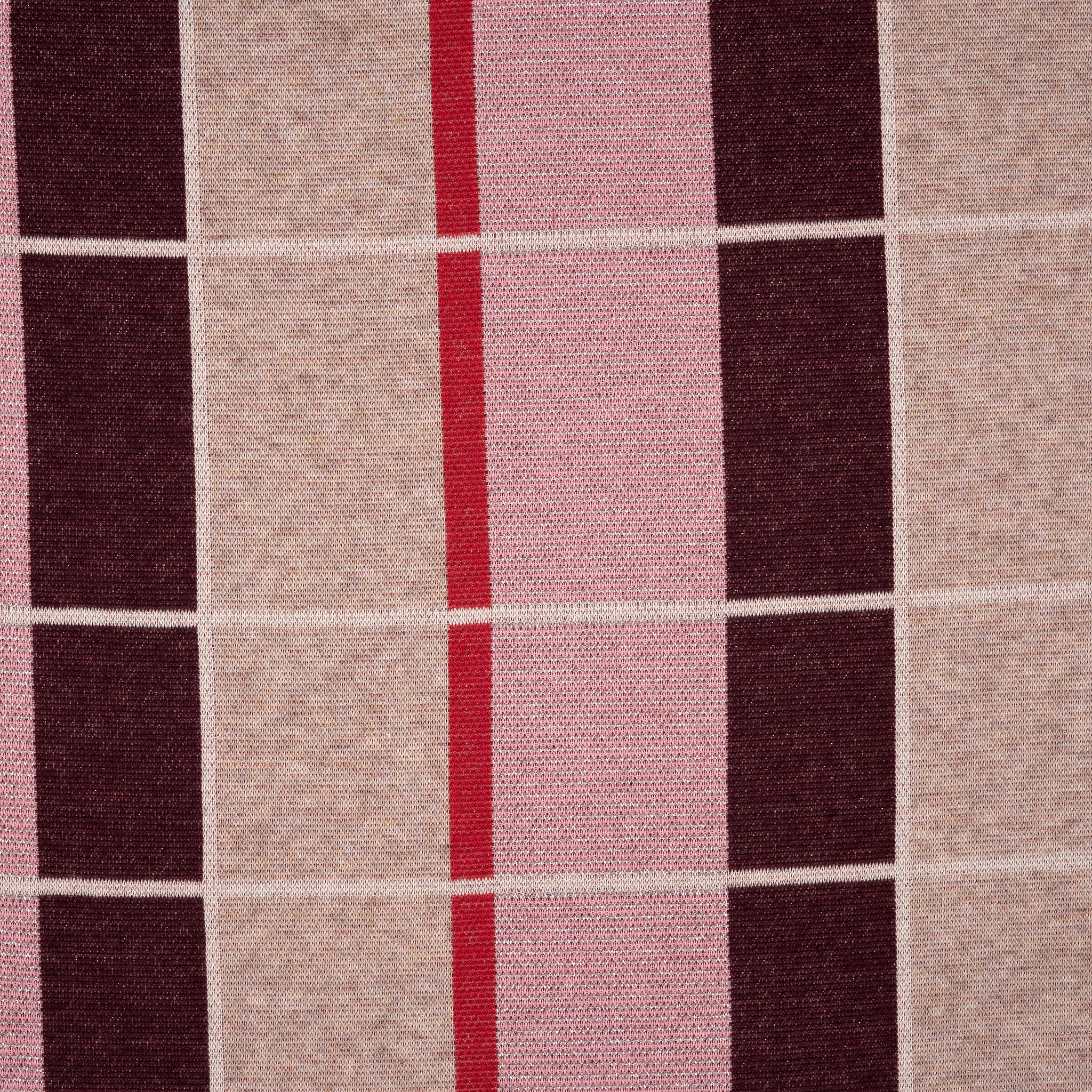 Jacquard Jersey Hamburger Liebe Gleam Suncheck Glitzer Natur