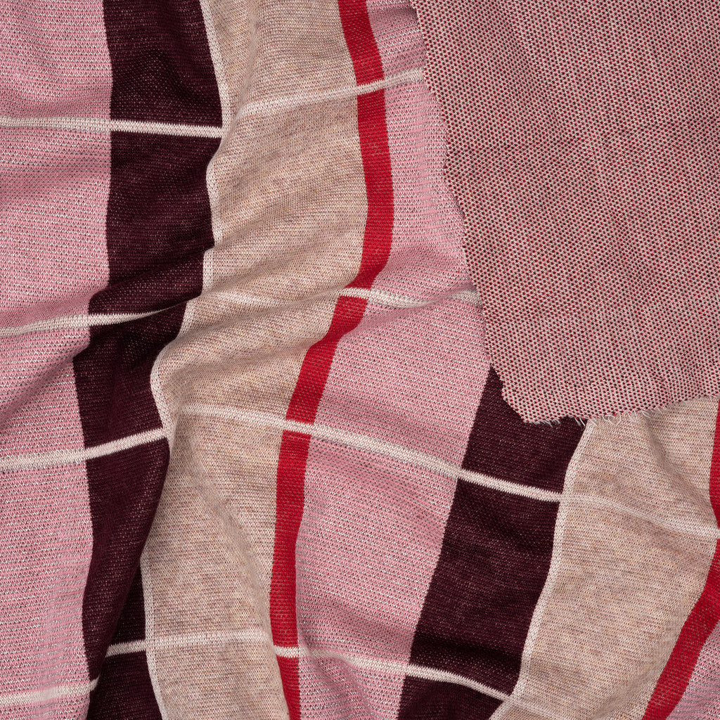 Jacquard Jersey Hamburger Liebe Gleam Suncheck Glitzer Natur