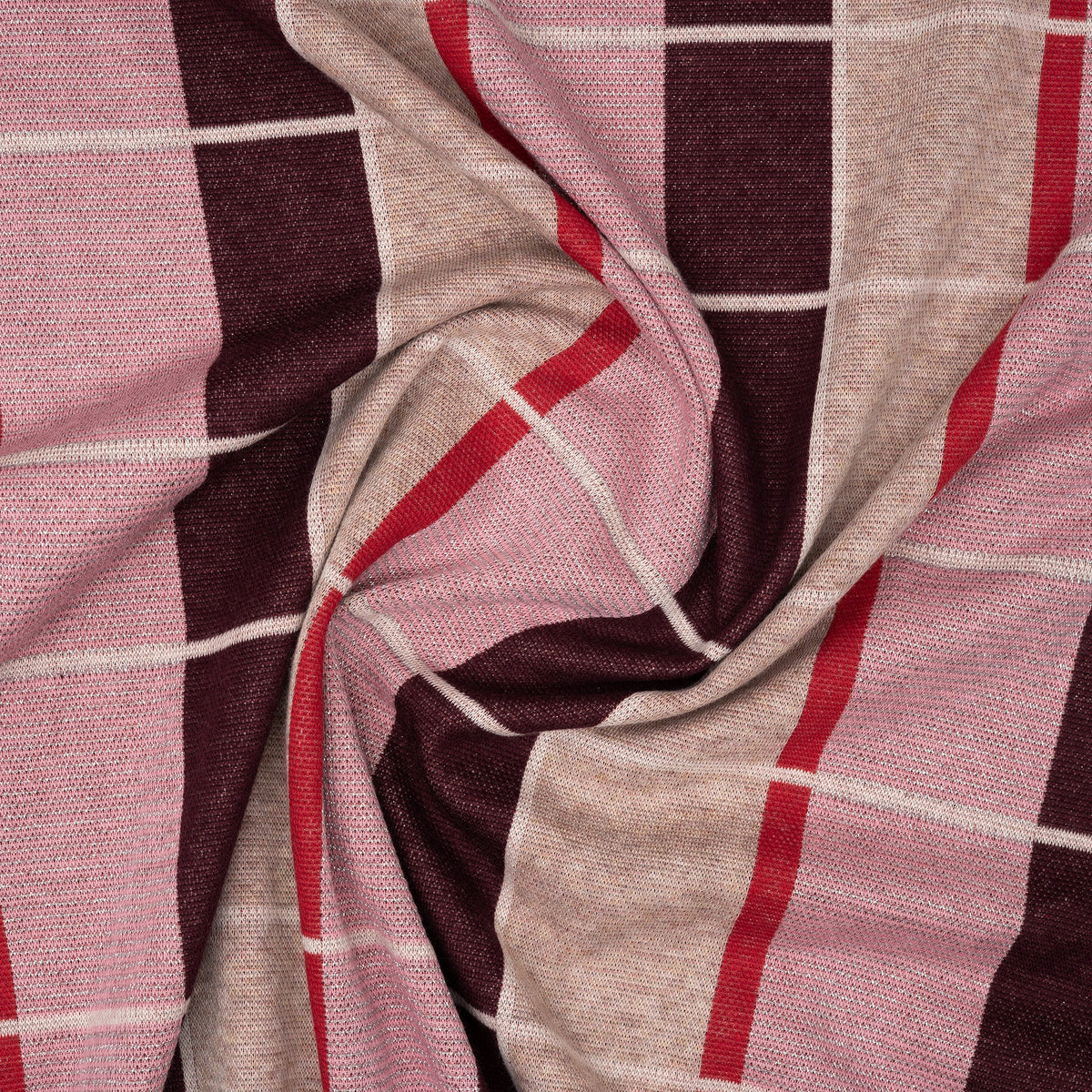 Jacquard Jersey Hamburger Liebe Gleam Suncheck Glitzer Natur | Stoffwerk
