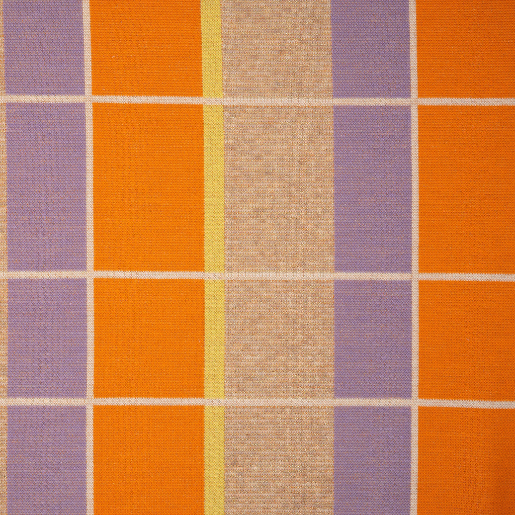 Jacquard Jersey Hamburger Liebe Gleam Suncheck Glitzer Orange