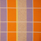 Jacquard Jersey Hamburger Liebe Gleam Suncheck Glitzer Orange