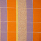 Jacquard Jersey Hamburger Liebe Gleam Suncheck Glitzer Orange