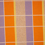 Jacquard Jersey Hamburger Liebe Gleam Suncheck Glitzer Orange