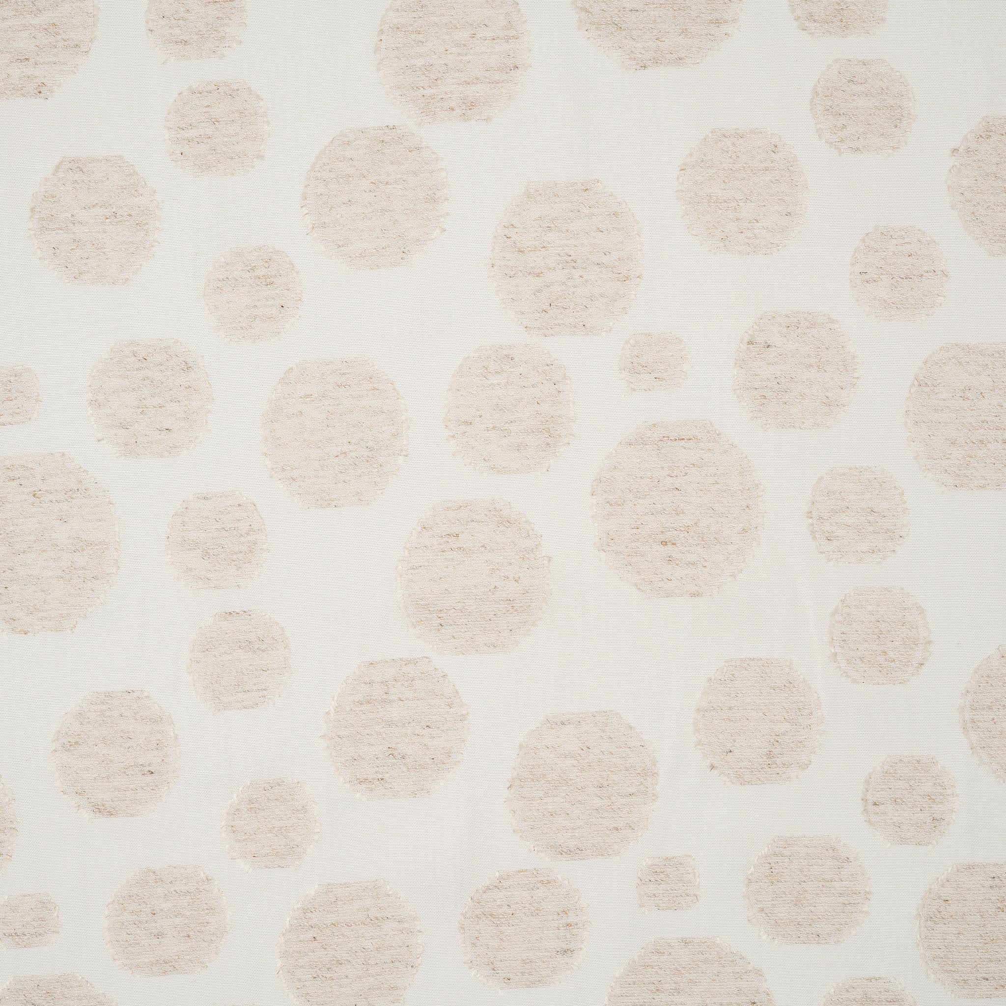 Jacquard Viskose Leinen Große Natur Punkte