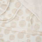 Jacquard Viskose Leinen Große Natur Punkte