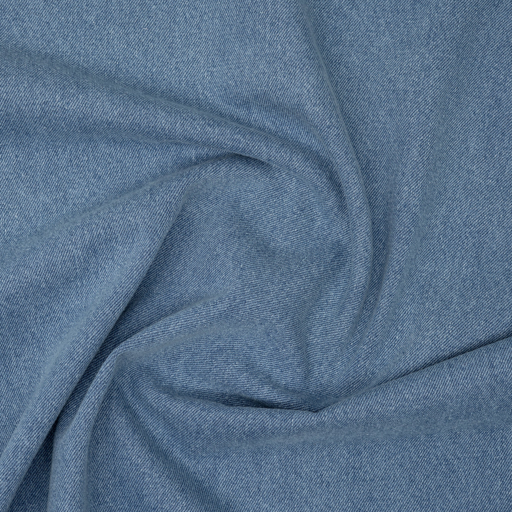 Jeans Stark Gewaschen Mittelblau