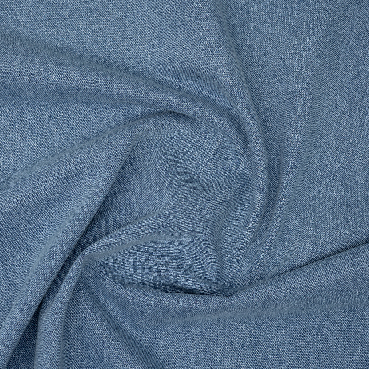 Jeans Stark Gewaschen Mittelblau